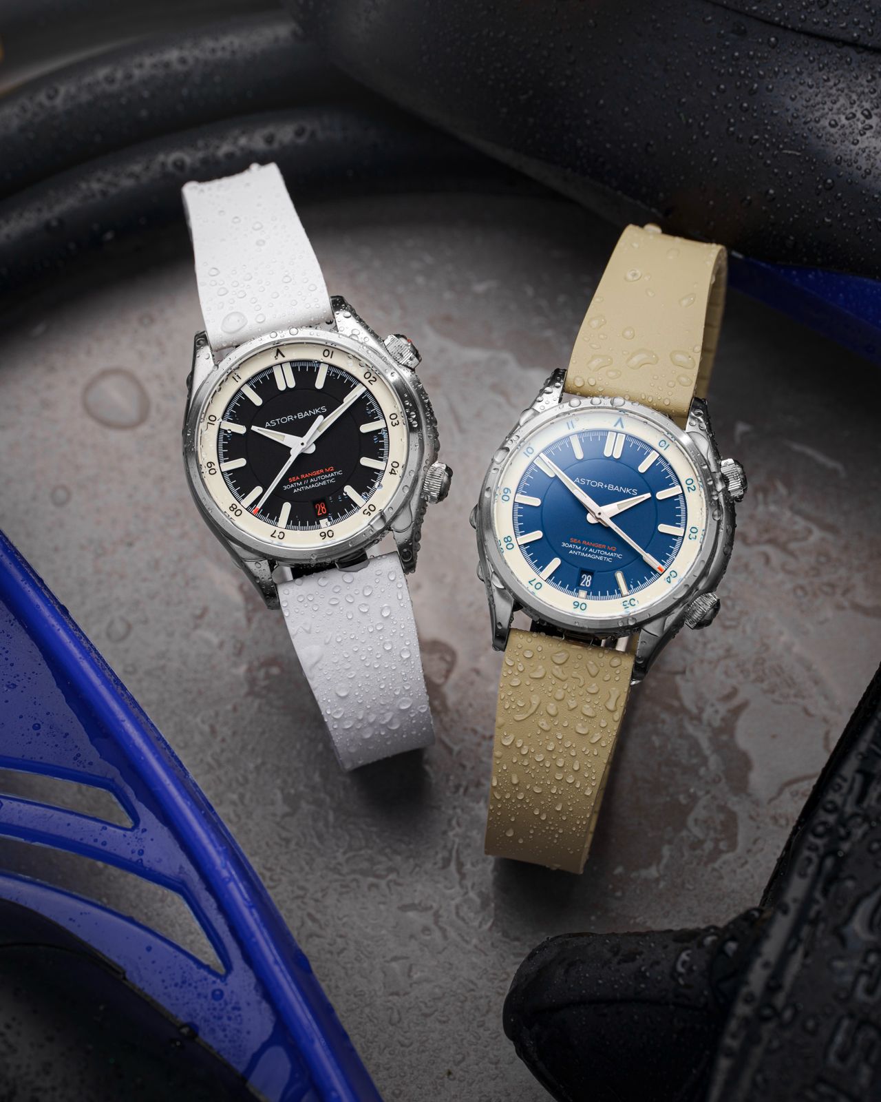 Smooth CTS FKM Rubber Strap w/ Quick Release